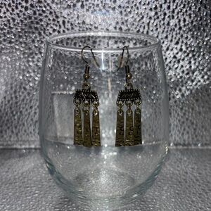 Elegant Gold Dangle Earrings